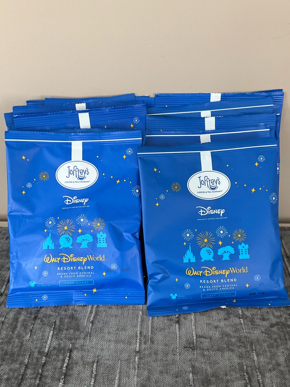 Walt Disney World Resort Blend Coffee 12 Packages 10-12 Cup Brew